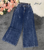 شلوار بگ شافل جین درجه یک گرم بالا.