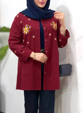 مانتو گلدوزی بابونه