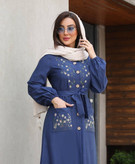 مانتو گلدوزی جدید زنانه با جنس بسیار خنک