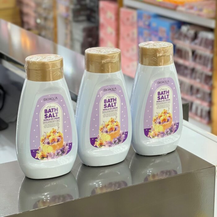 نمک بدن بستنی وانیلی بیوآکوا BIOAQUA