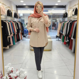 شومیز مانتویی خنک و جدید زنانه و دخترانه مدل هلیا