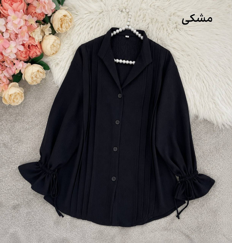 مانتو آستین عروسکی زنانه و دخترانه با جنس ویو