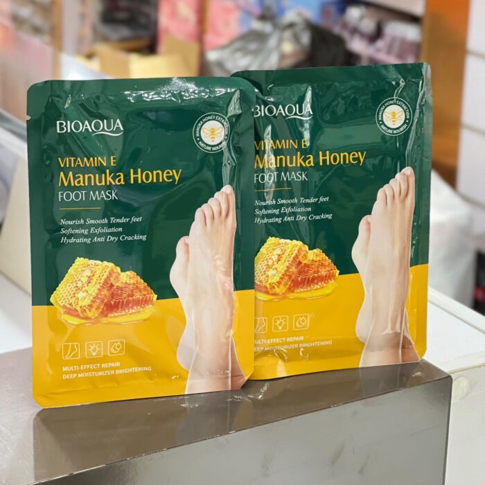 ماسک پا جورابی رایحه عسل بیوآکوا BIOAQUA