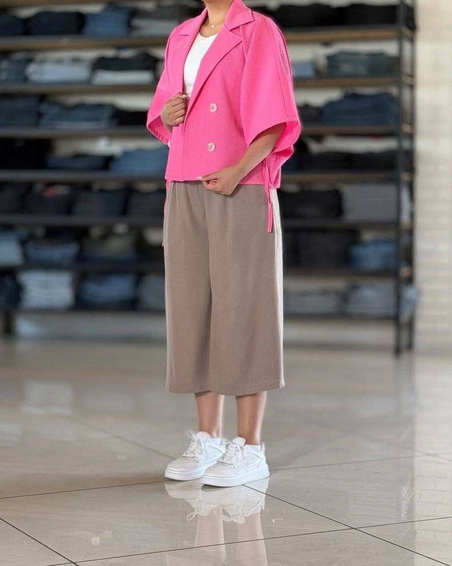 مانتو کتی آستین بندی دخترانه و زنانه با جنس السا اعلا