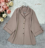 شومیز مانتویی نگینی دخترانه و زنانه مدل دلسانا