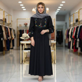 کفتان گلدوزی زنانه و دخترانه با جنس خنک مدل گلبرگ
